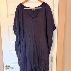 Esby Dark Purple Tunic Dress